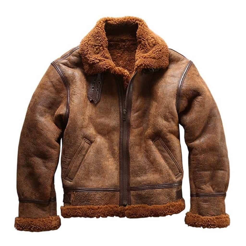 Куртка Авиатор мужская зимняя овчина