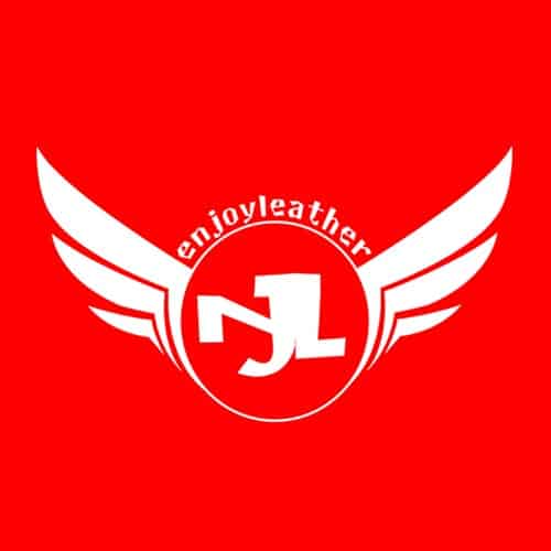 enjoy leather logo merah